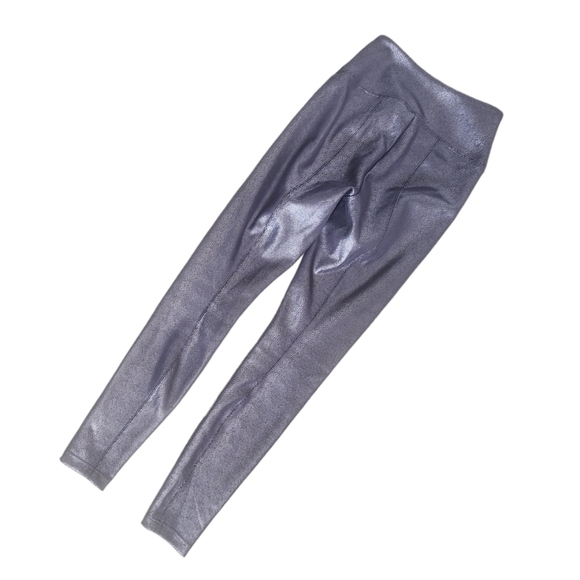 White House Black Market Snake Foil Print WHBM Runway Leggings Size 0 Thick Knit - Picture 3 of 9